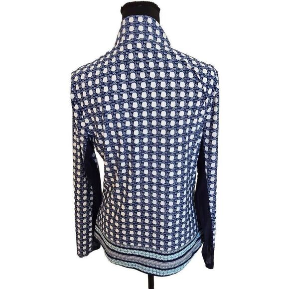 Cabana Life Talbots Womens Long Sleeve Athletic Sun Protection Top Medium - Picture 4 of 11